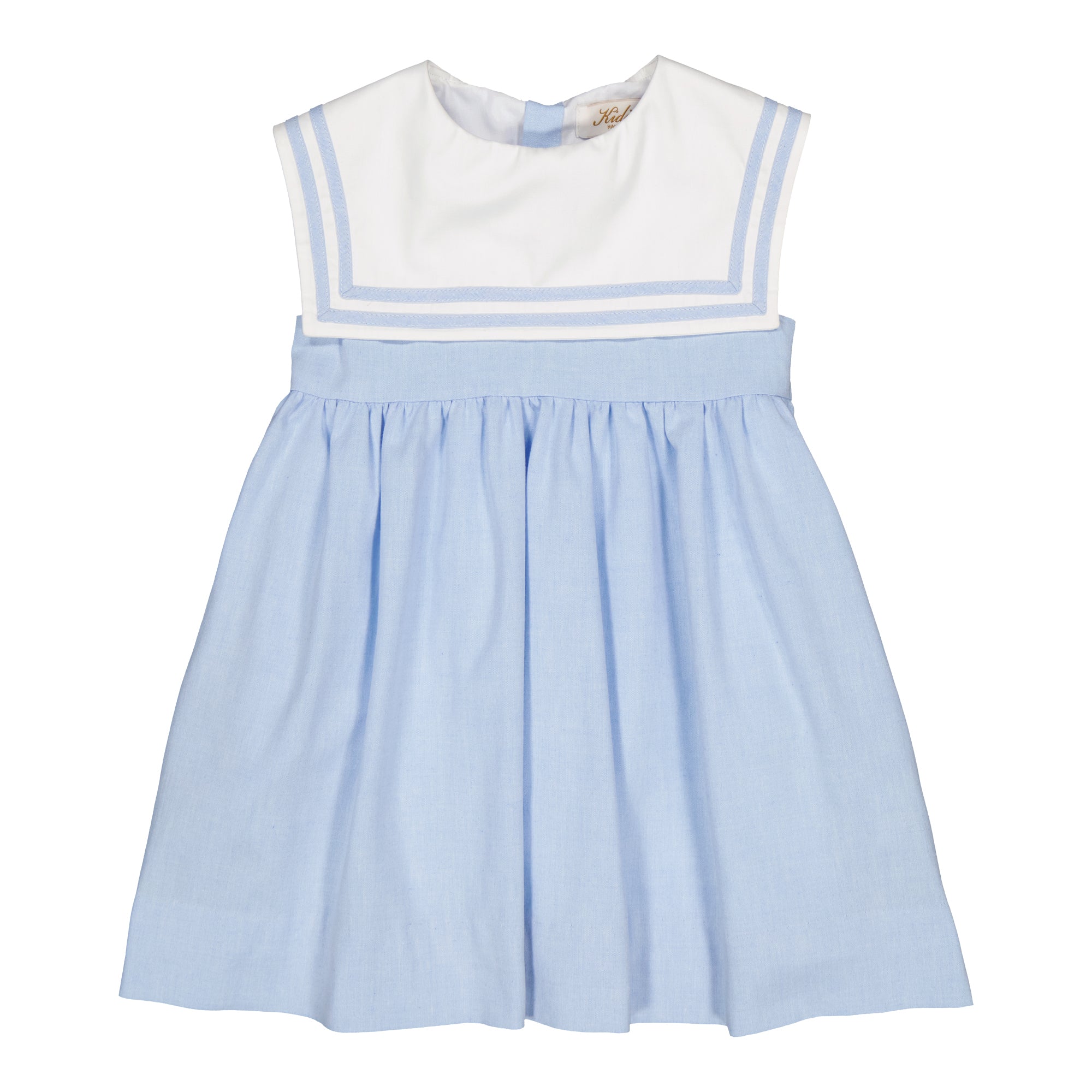 Constantina, robe chambray bleu ciel