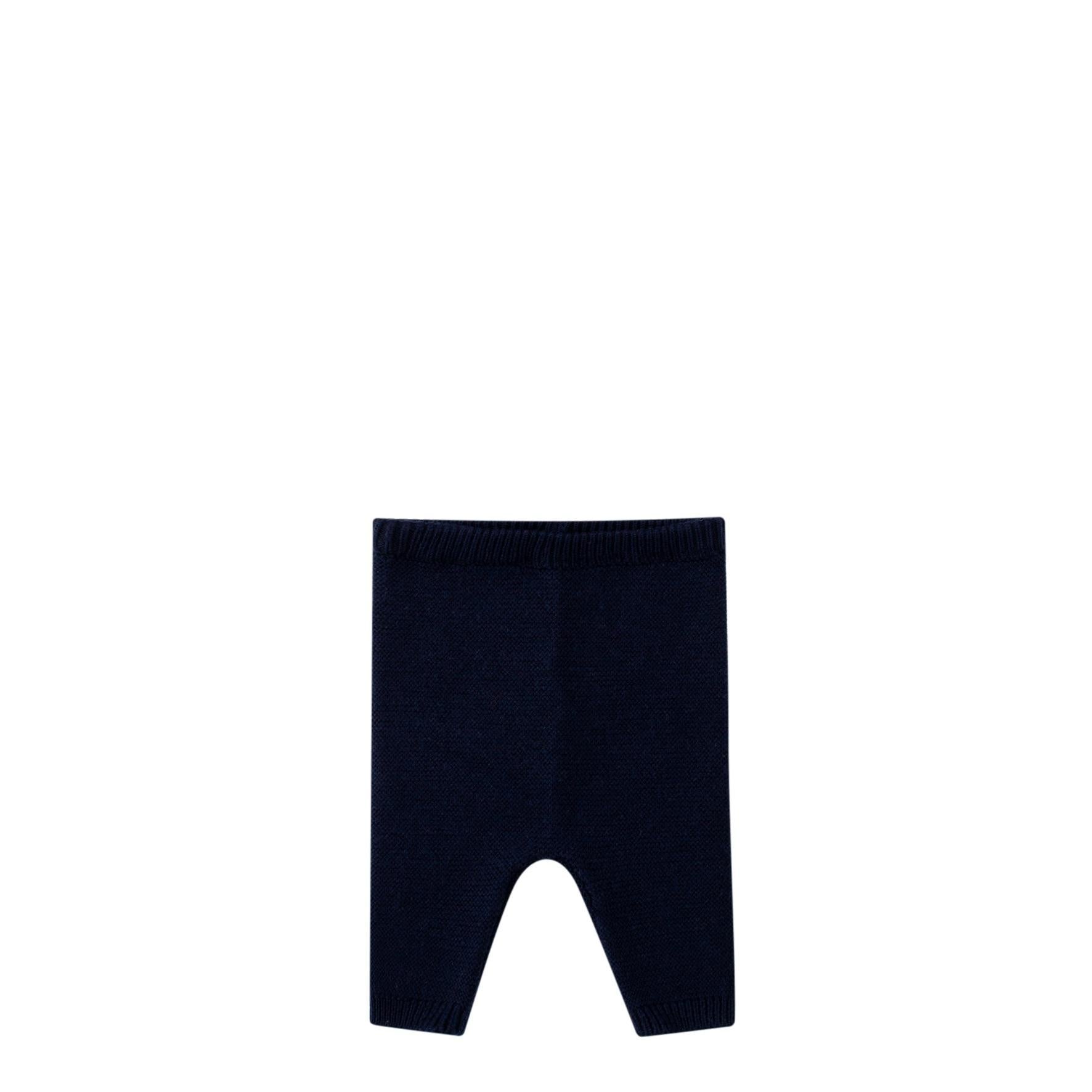 Pablo, Baby trousers 100% merinos wool, Navy