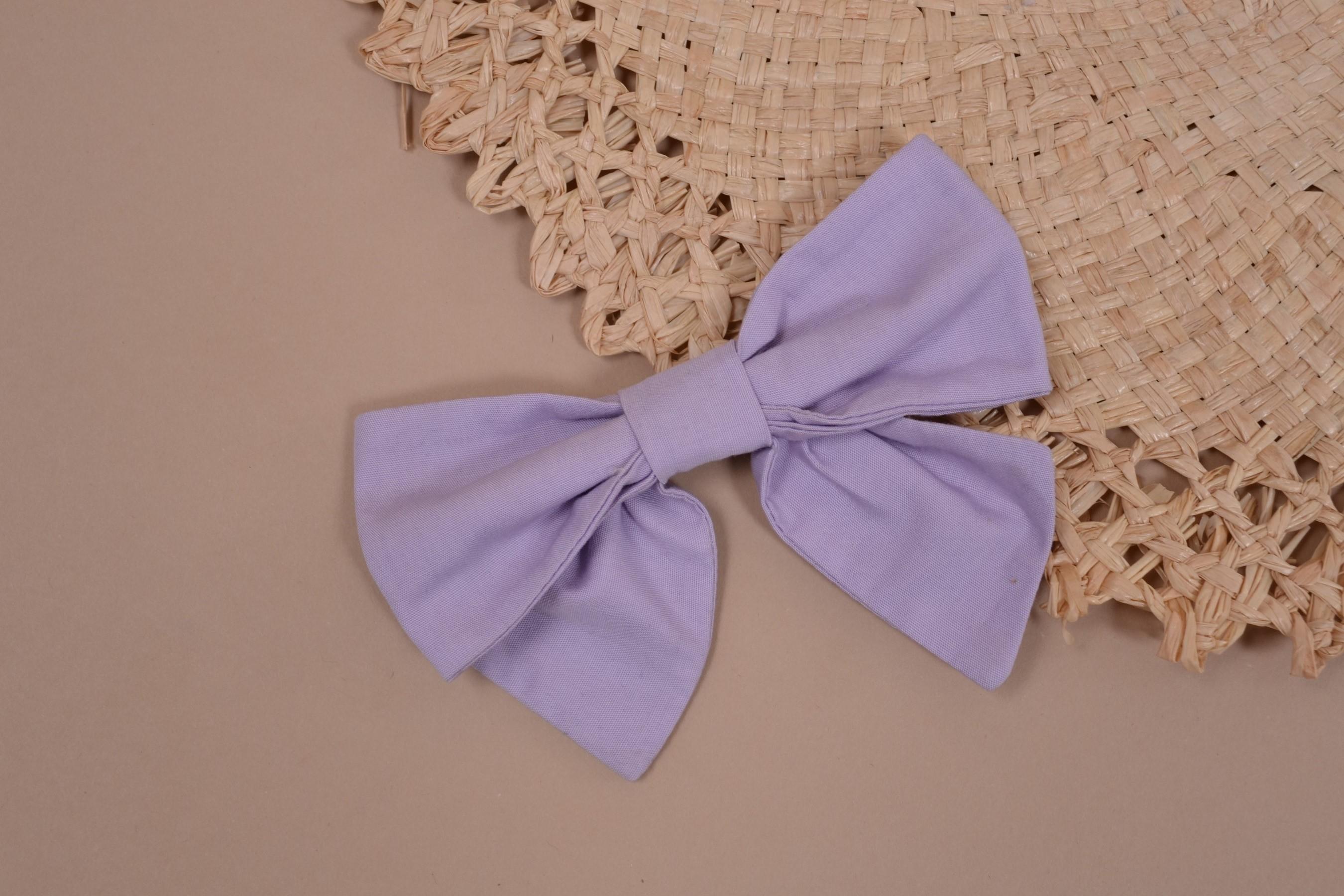 Pince with a big bow-Maxi bow hairclip